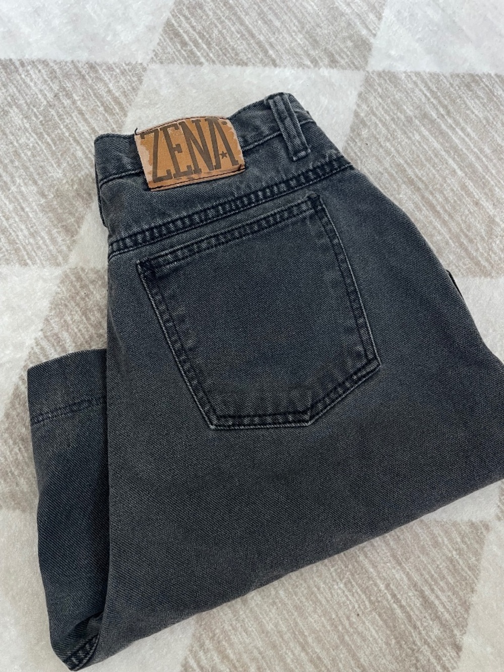 Vintage ZENA High Waisted Charcoal Shorts